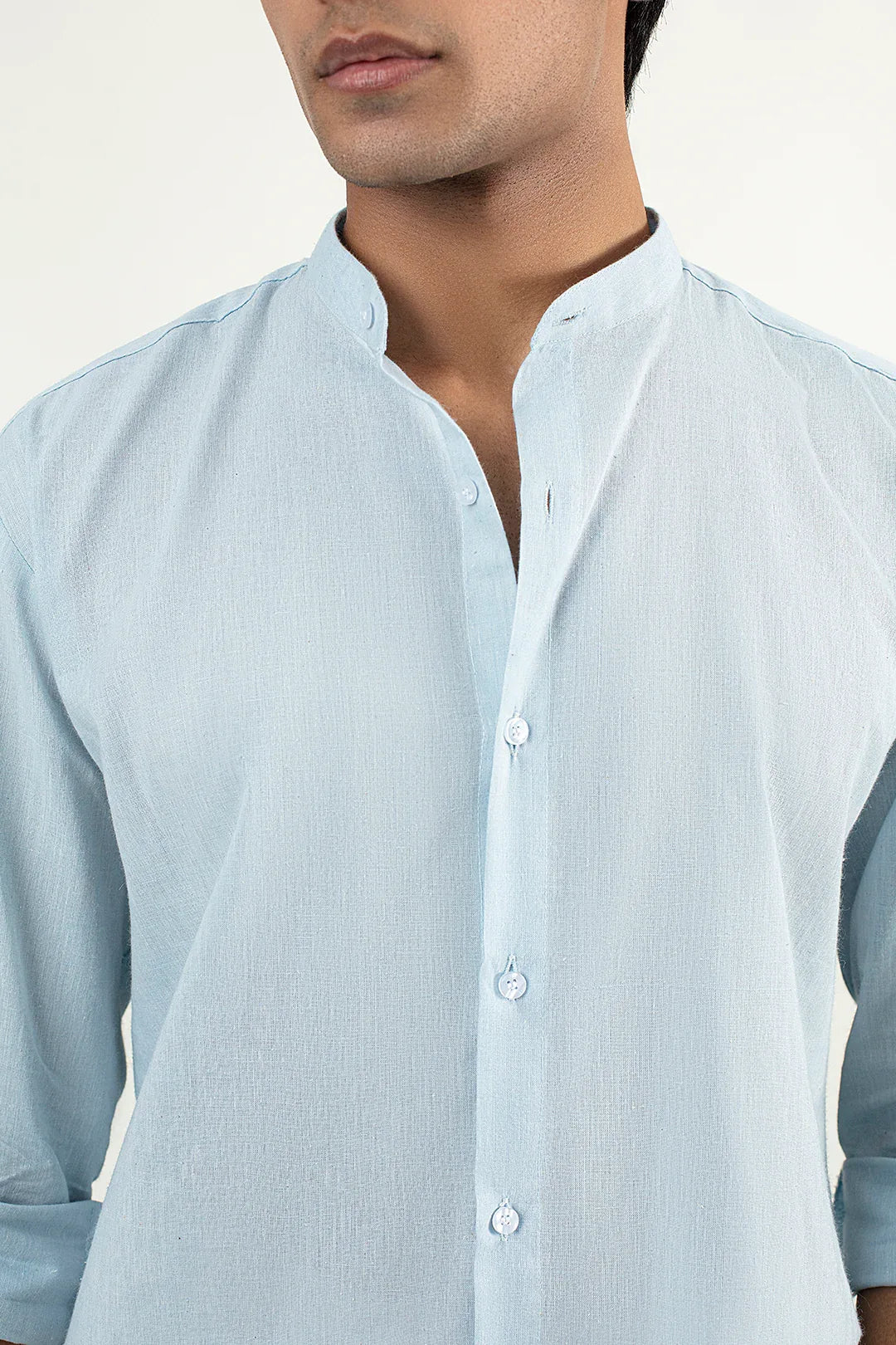 BEN COLLAR SHIRT-SKY-BLUE - Mensiox