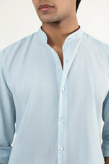 BEN COLLAR SHIRT-SKY-BLUE - Mensiox