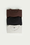 BASIC T-SHIRT PACK OF 3 - Mensiox