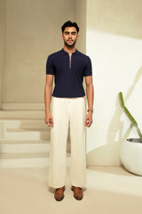 ZIPPER POLO NAVY BLUE
