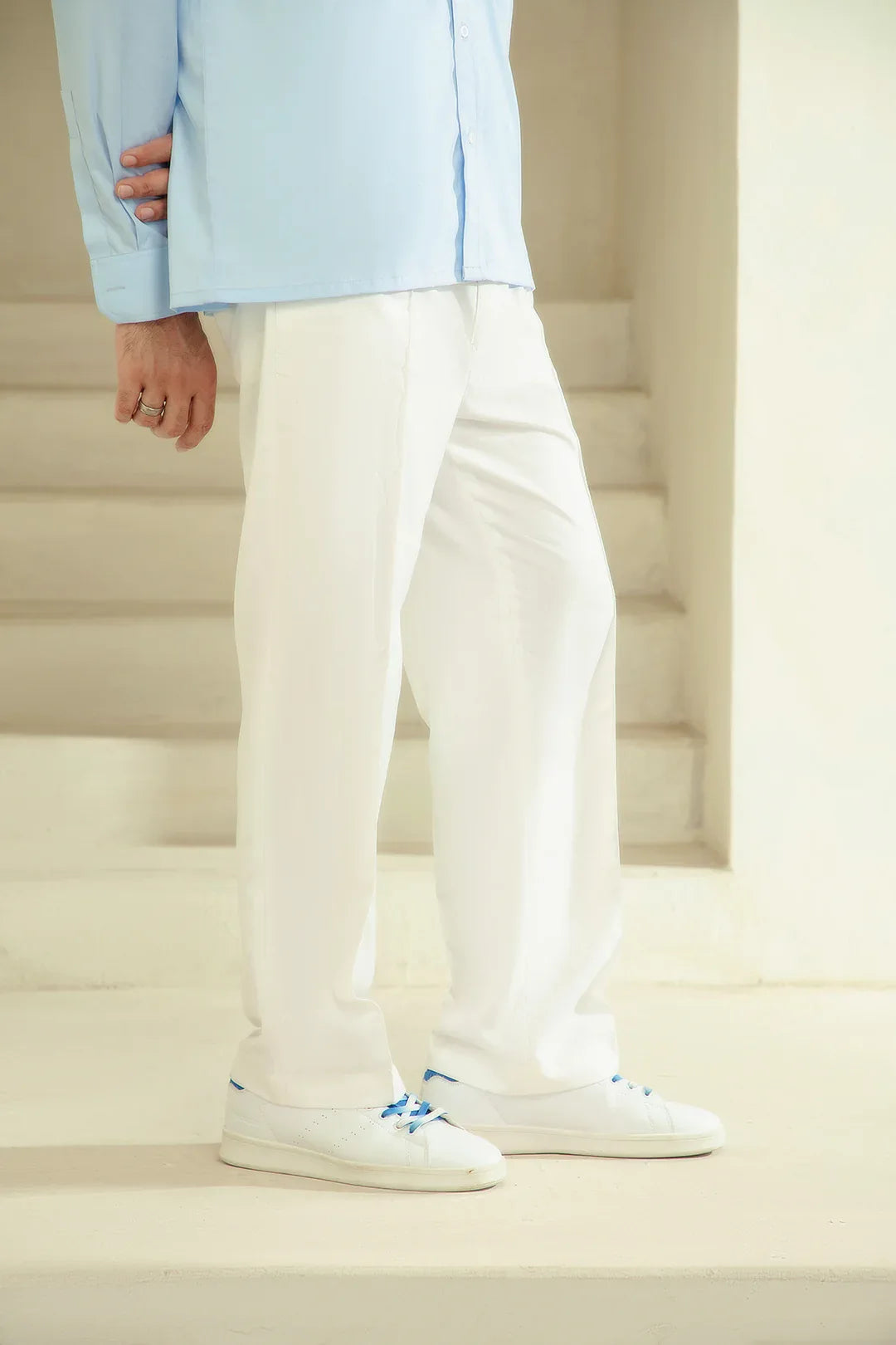 ADJUSTABLE PANT-WHITE - Mensiox