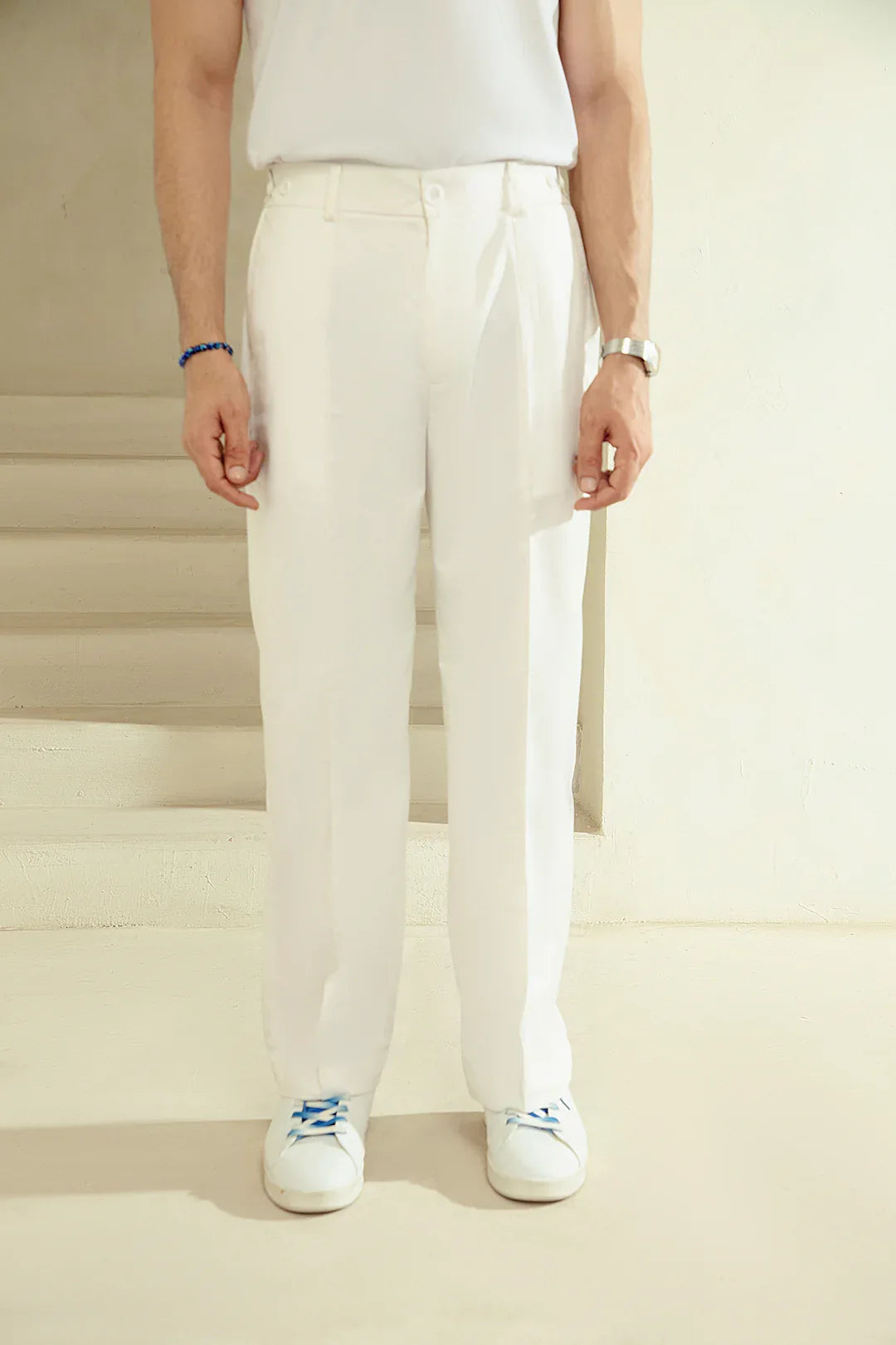ADJUSTABLE PANT-WHITE - Mensiox