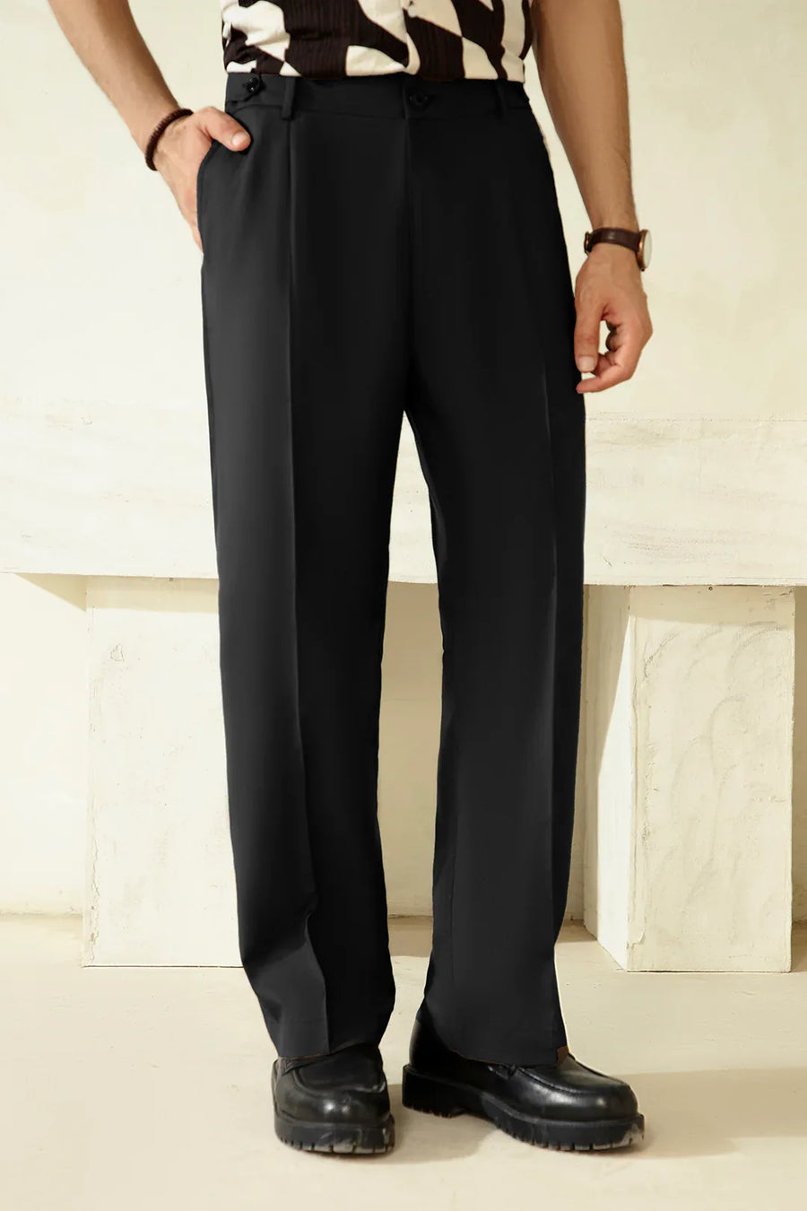 ADJUSTABLE PANT-BLACK - Mensiox