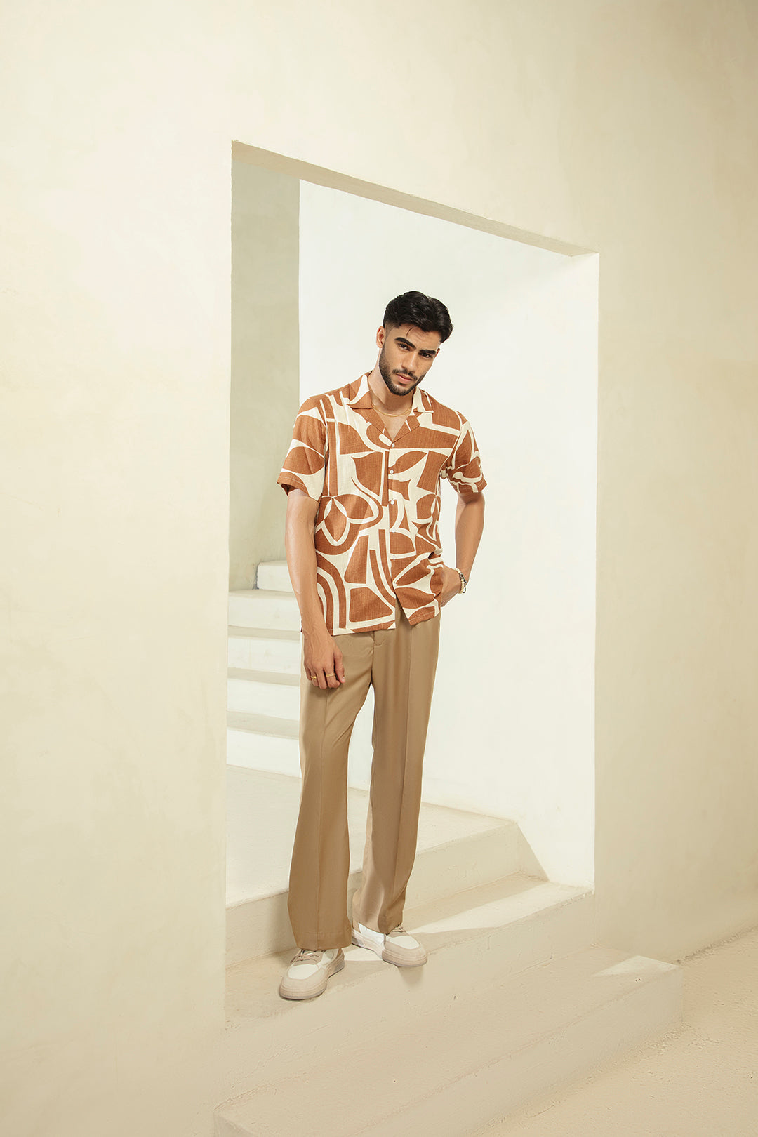 CAMEL BROWN ADJUSTABLE PANT