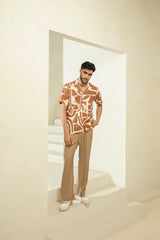 CAMEL BROWN ADJUSTABLE PANT