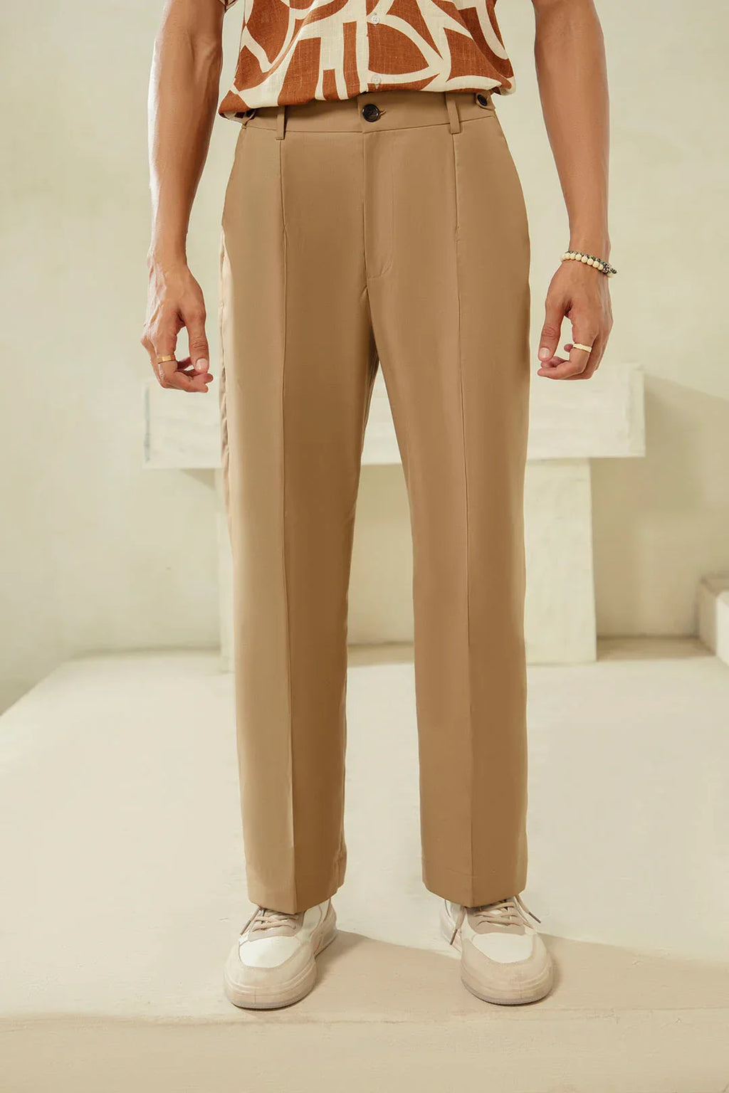 CAMEL BROWN ADJUSTABLE PANT - Mensiox
