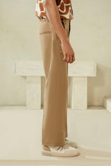 CAMEL BROWN ADJUSTABLE PANT