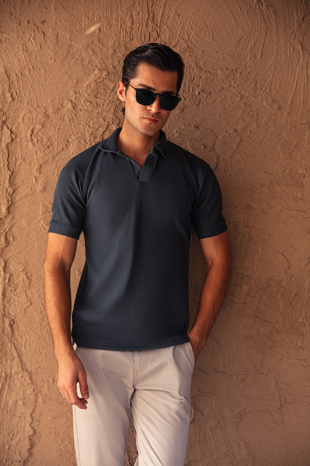 TEXTURED KINT POLO PACK OF 3