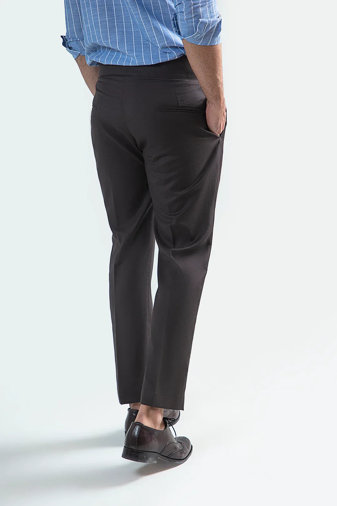 DARK BROWN-GURKHA PANT - Mensiox