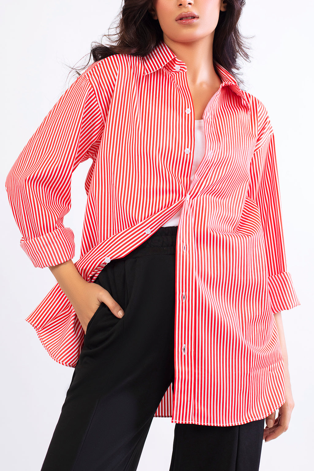 OVERSIZED STRIPED SHIRT