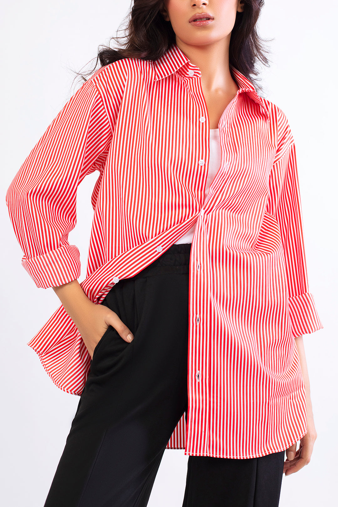 OVERSIZED STRIPED SHIRT