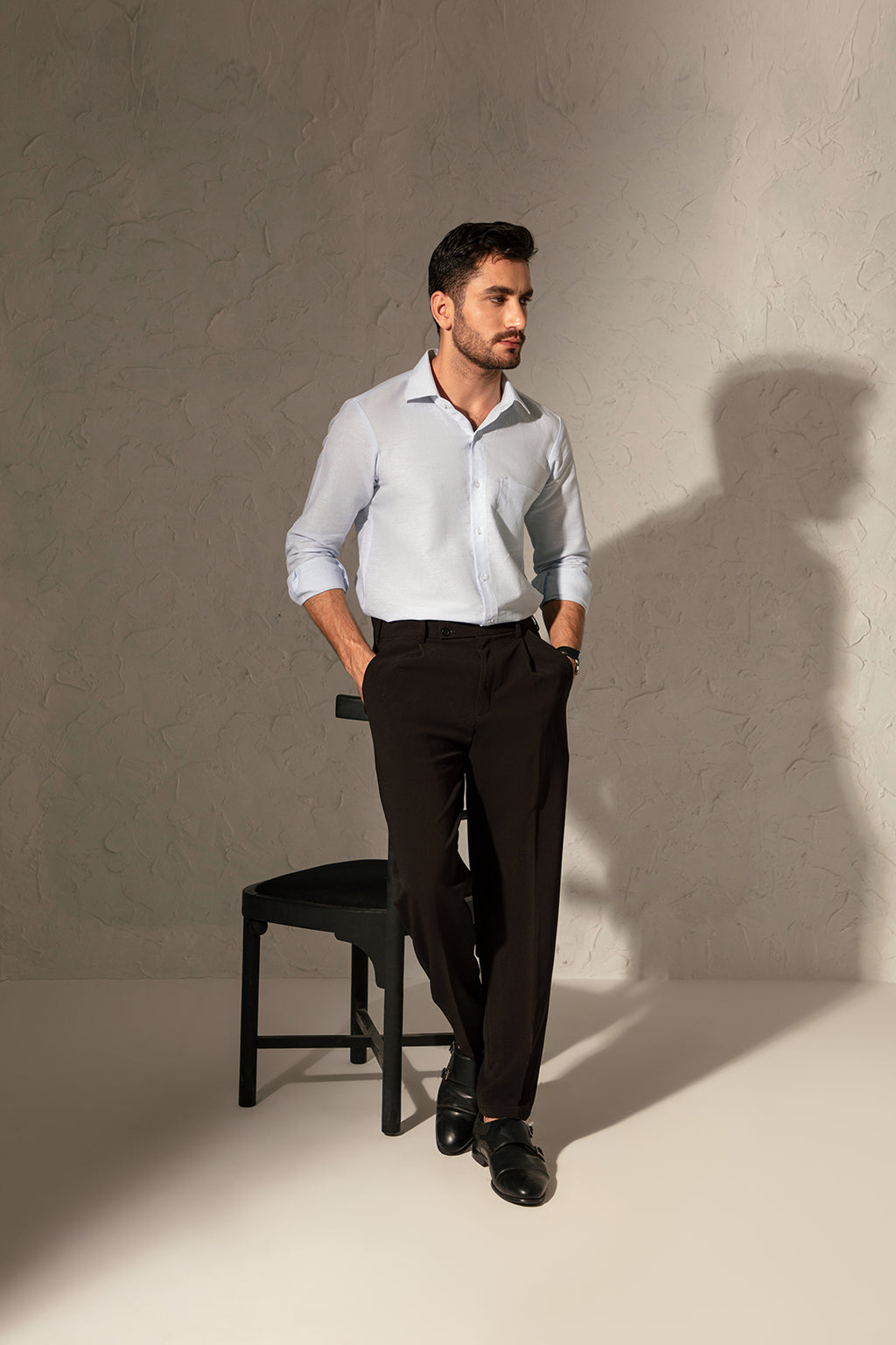 LINEN DRESS SHIRT