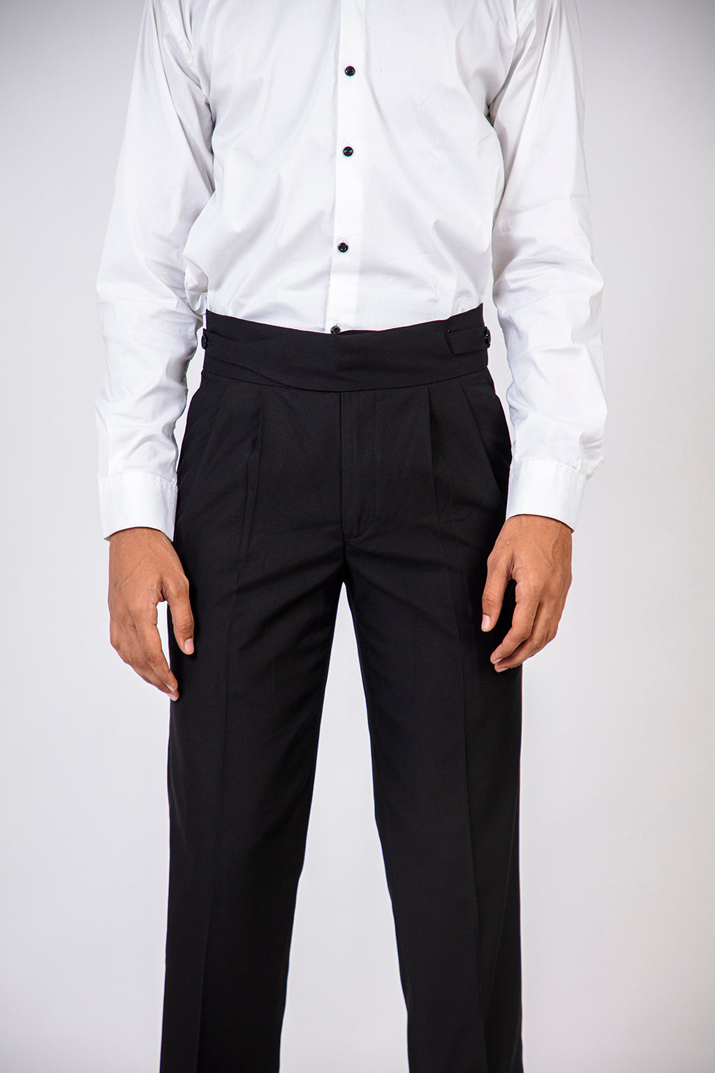BLACK GURKHA PANT