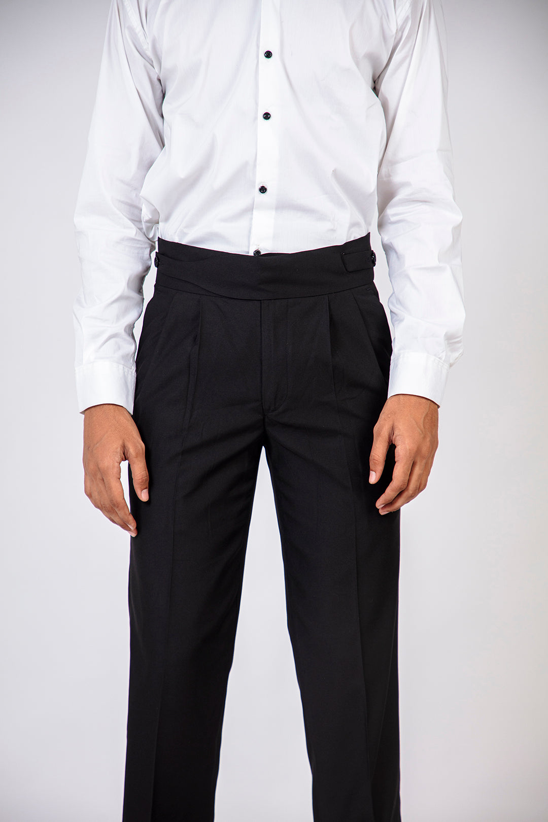 BLACK GURKHA PANT