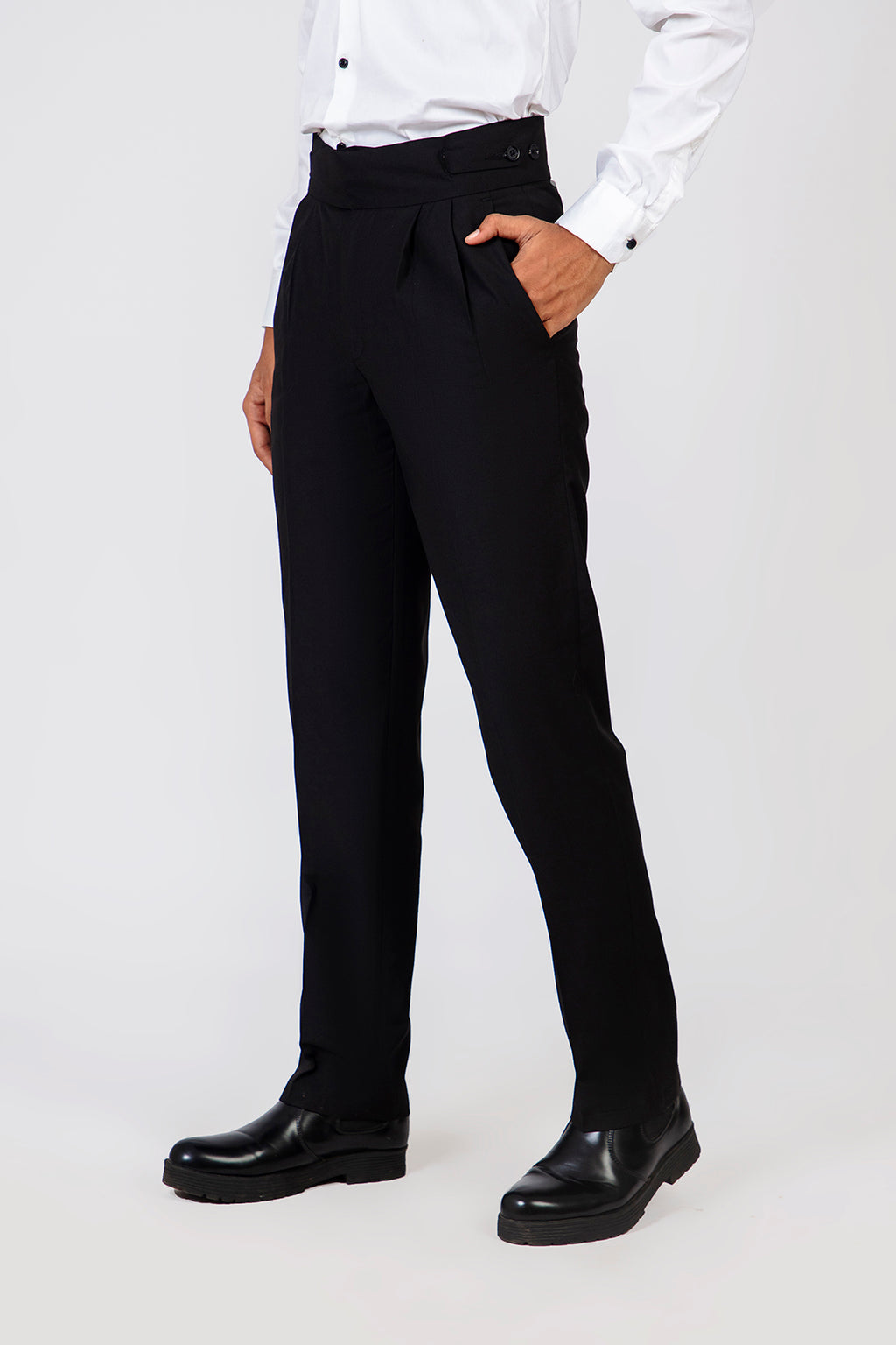 BLACK GURKHA PANT