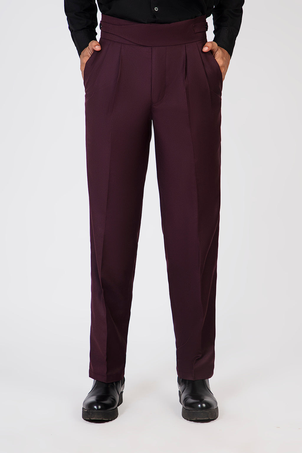 DEEP CLARET GURKHA PANT