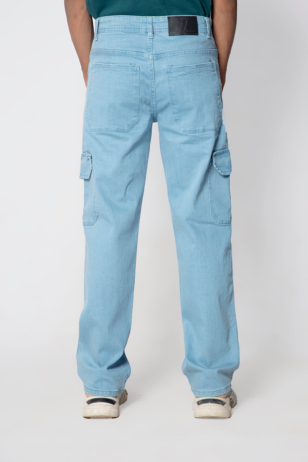 Straight Fit Cargo Jeans