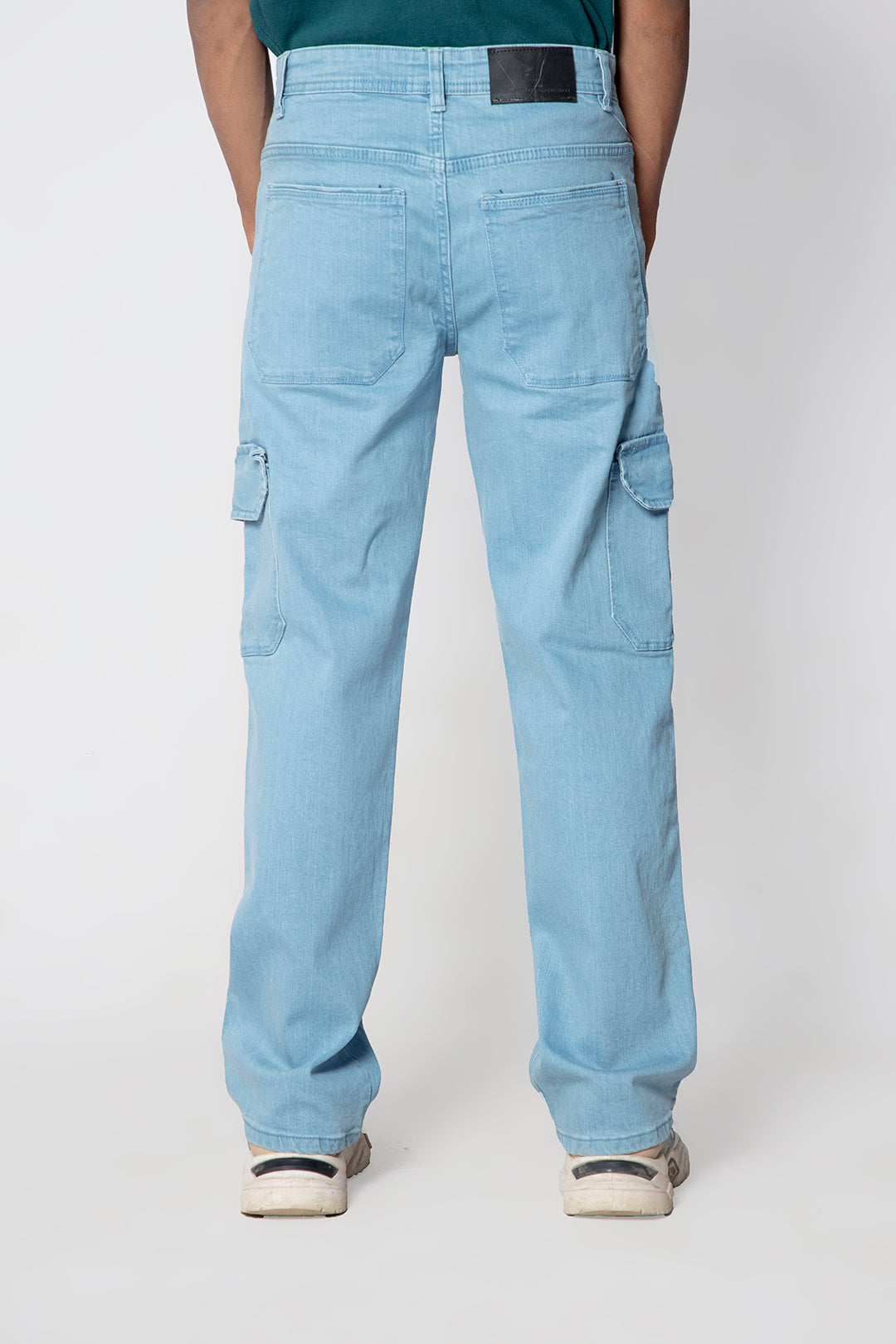 Straight Fit Cargo Jeans