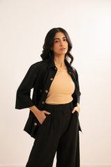 SAFARI SHIRT-Black