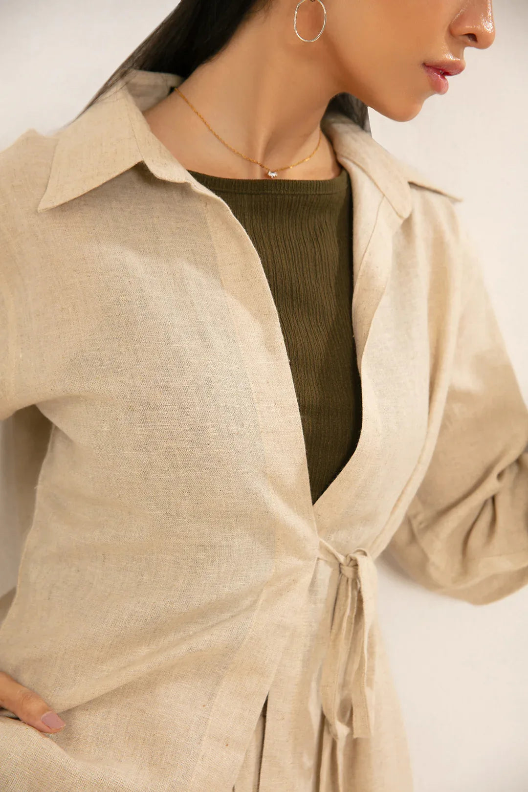 BEIGE CO-ORD SET - Mensiox