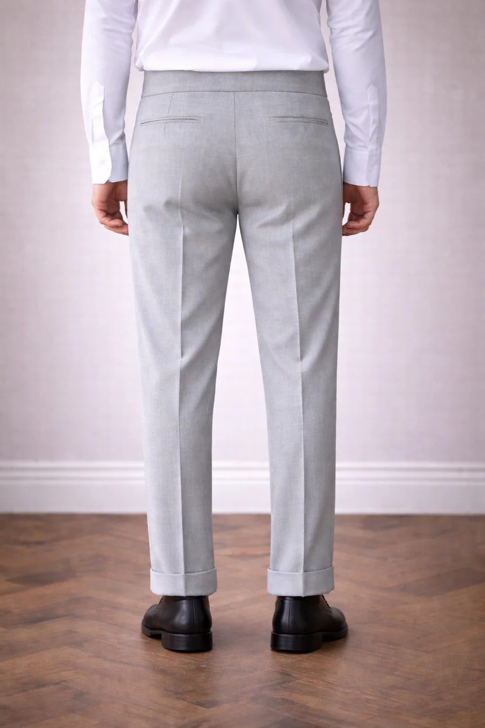 light grey - italian gurkha pant