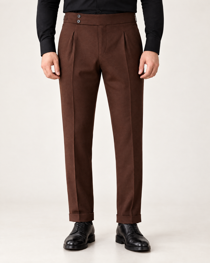 BROWN - ITALIAN GURKHA PANT