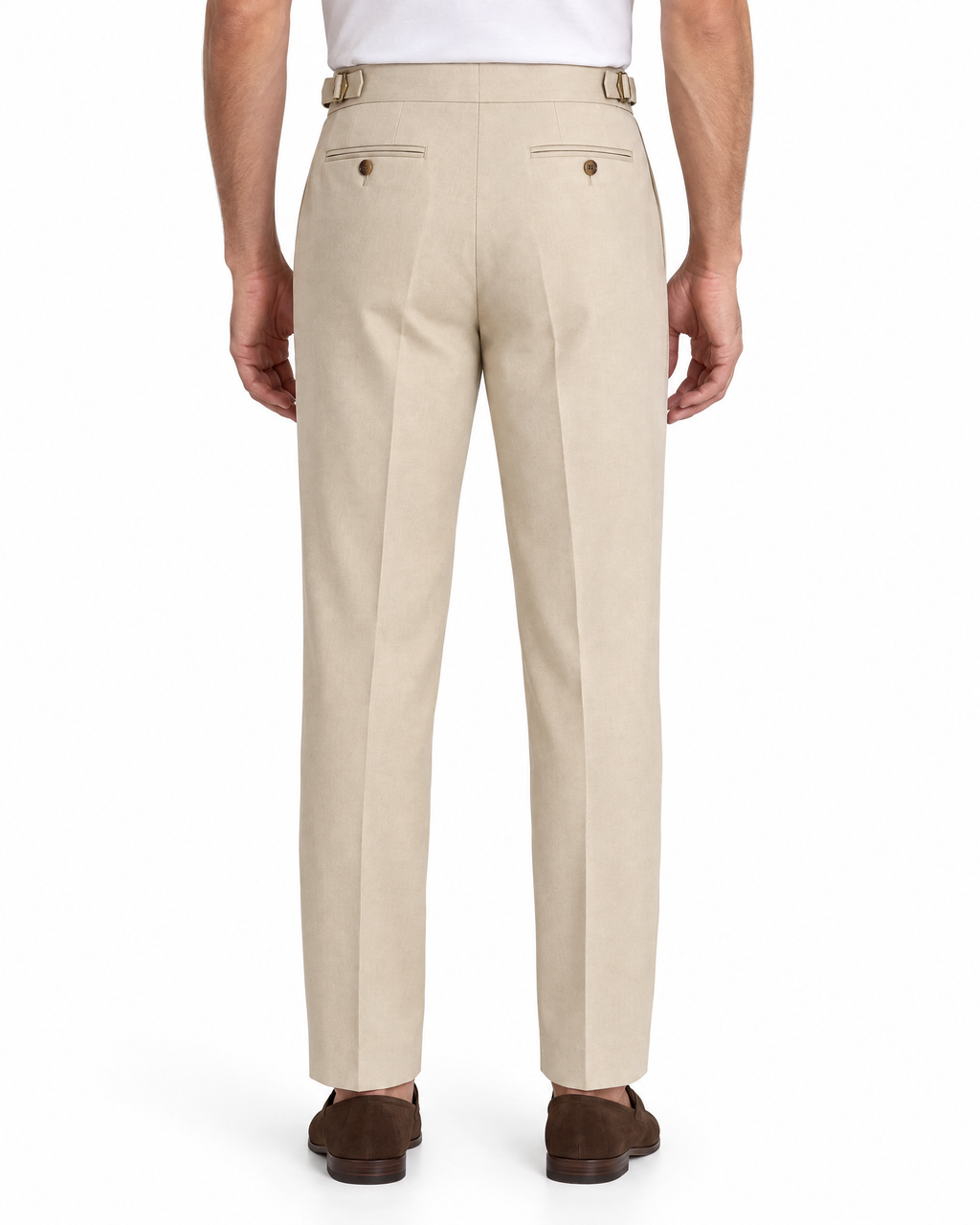 Beige Italian Gurkha Pant