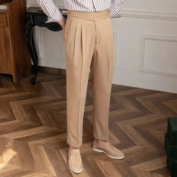 Beige High Waisted Pant