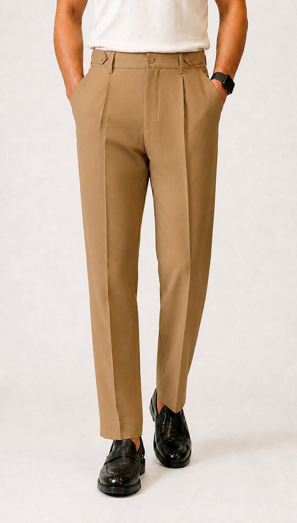 CAMEL BROWN ADJUSTABLE PANT